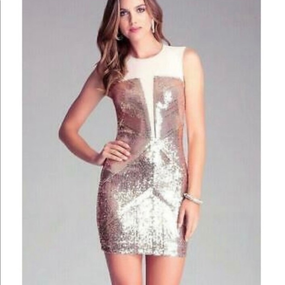 Bebe sequin mini dress